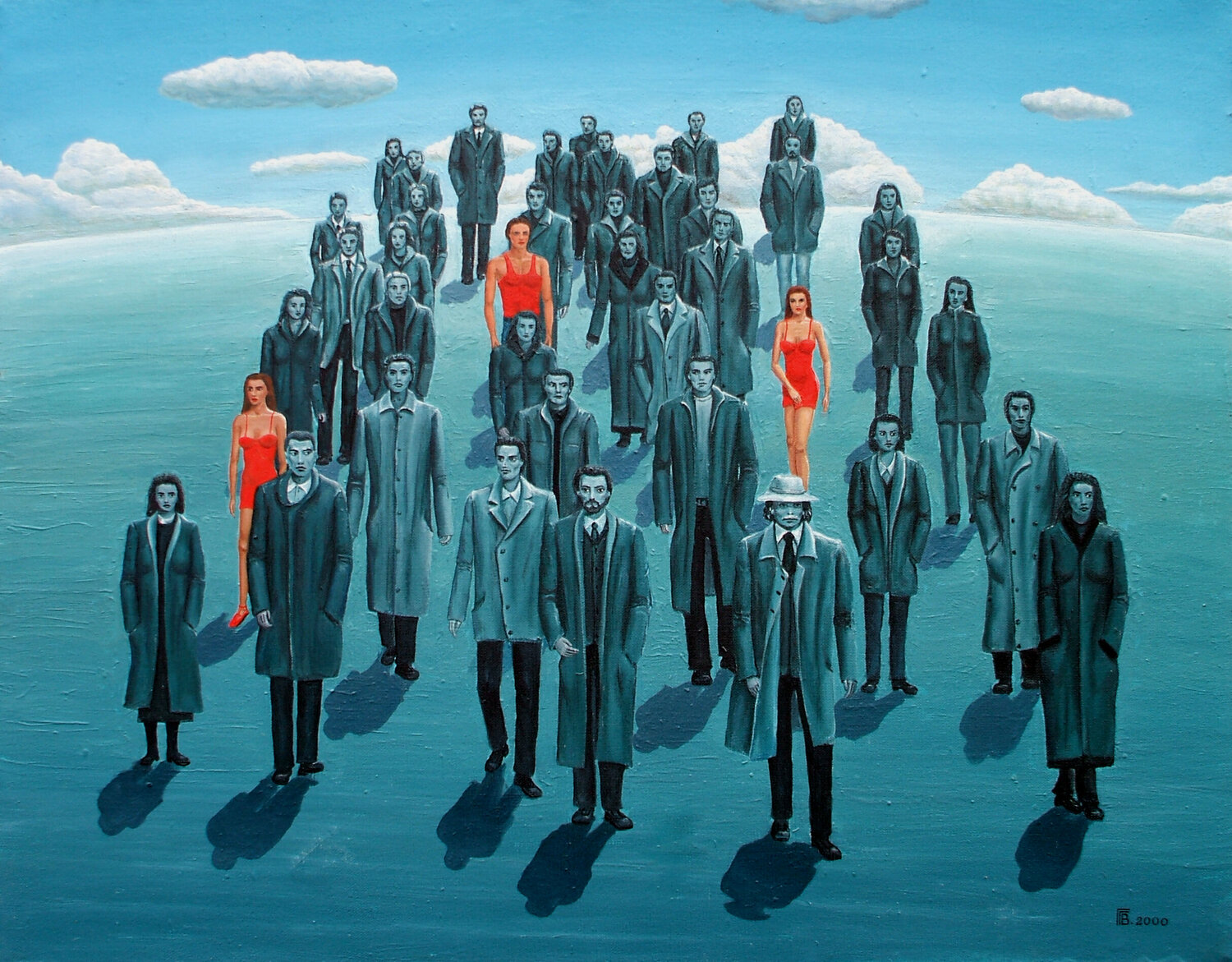 "Coming" Grigor Velev Original painting for sale