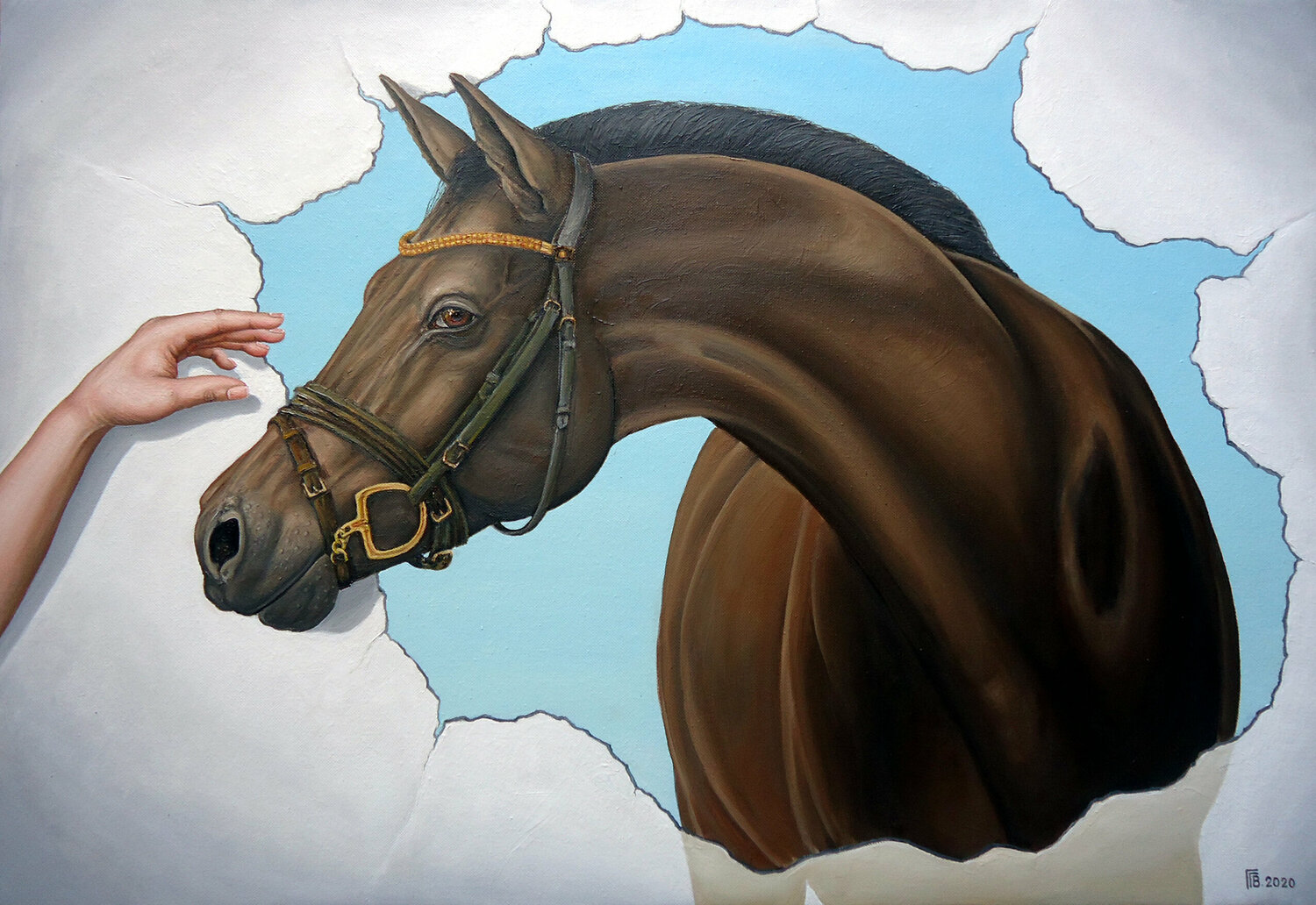 "Proximity" Grigor Velev Original painting for sale