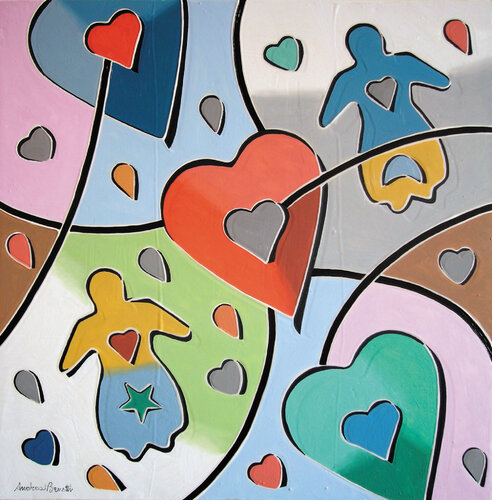 Le donne e il cuore by Andrea Benetti, Painting for Sale on Select