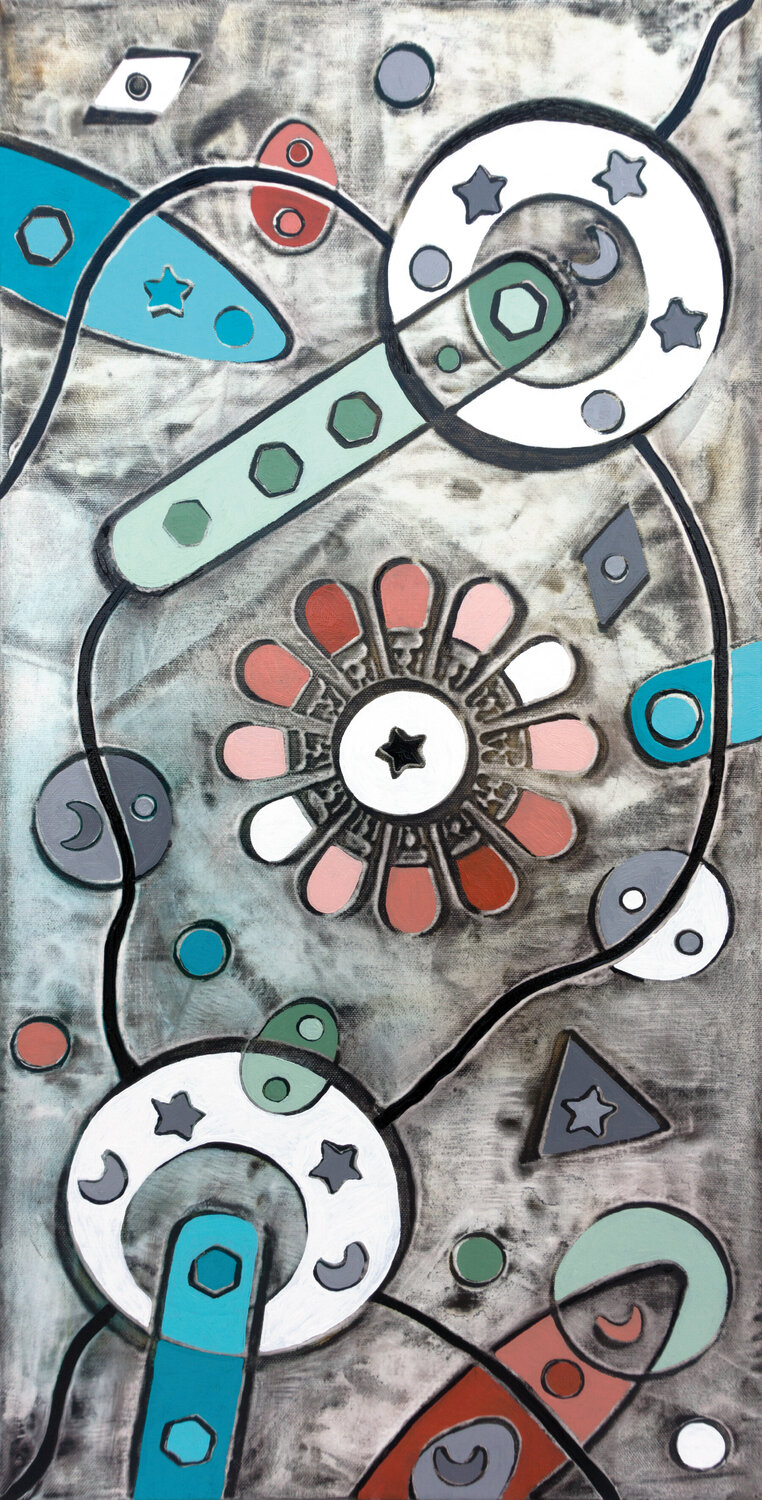 Stella nera Andrea Benetti Original painting for sale