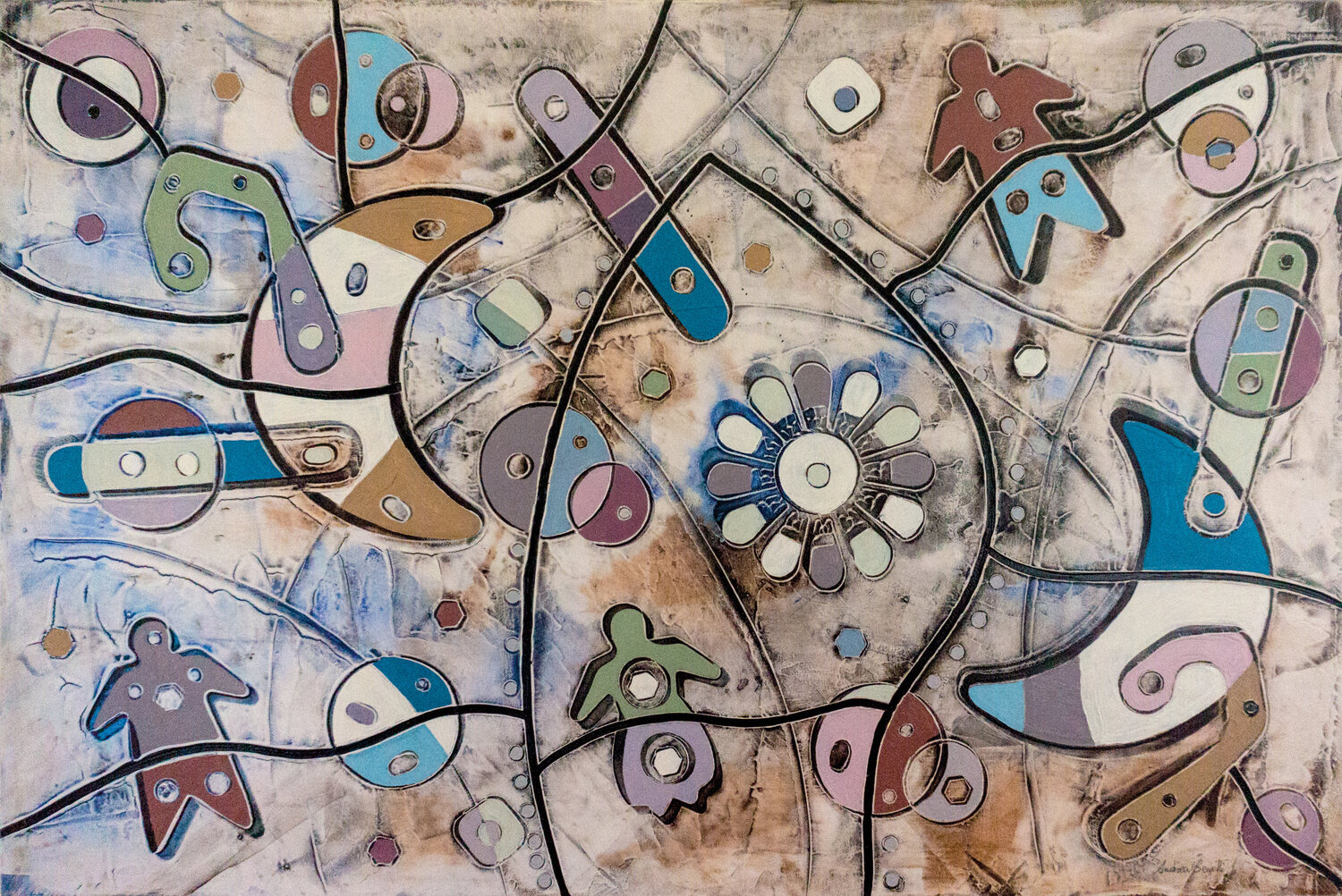 Gravità Andrea Benetti Original painting for sale