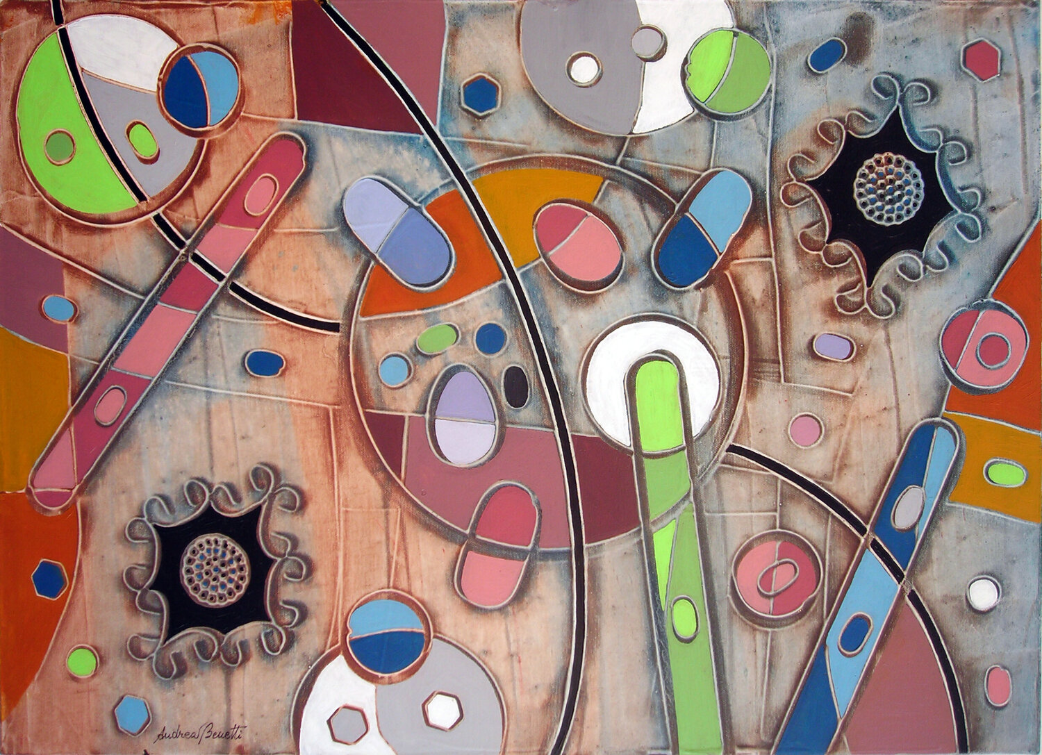 Omaggio a Bologna Andrea Benetti Original painting for sale