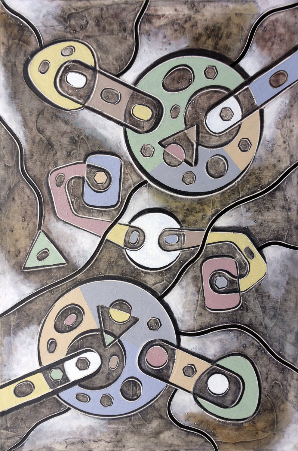 Due profeti Andrea Benetti Original painting for sale