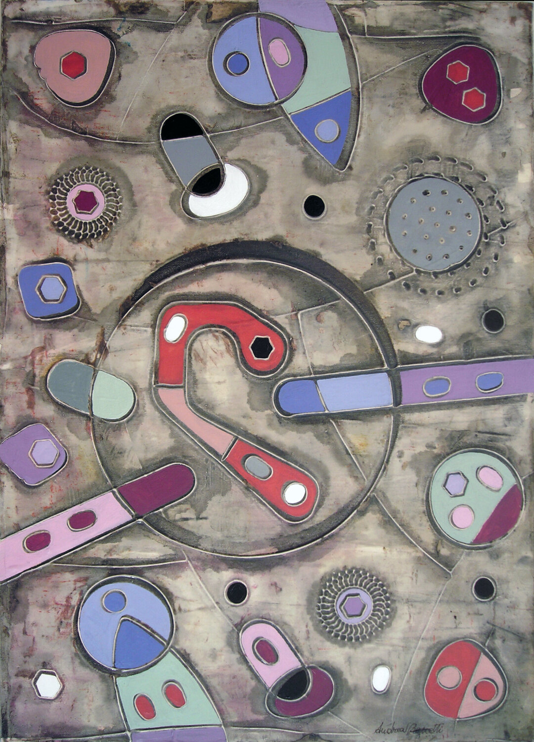 La provocazione Andrea Benetti Original painting for sale