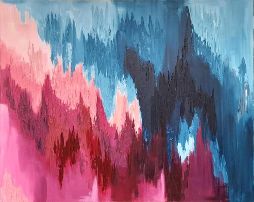 Rain of colors by Gema Cebrian, Painting for Sale on Select
