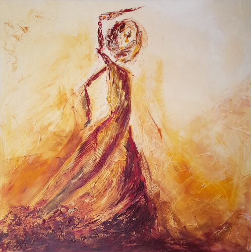 Bailaora I by Gema Cebrian, Painting for Sale on Select