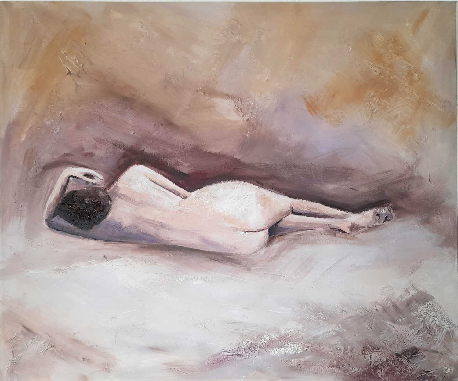 La siesta Gema Cebrian Original painting for sale