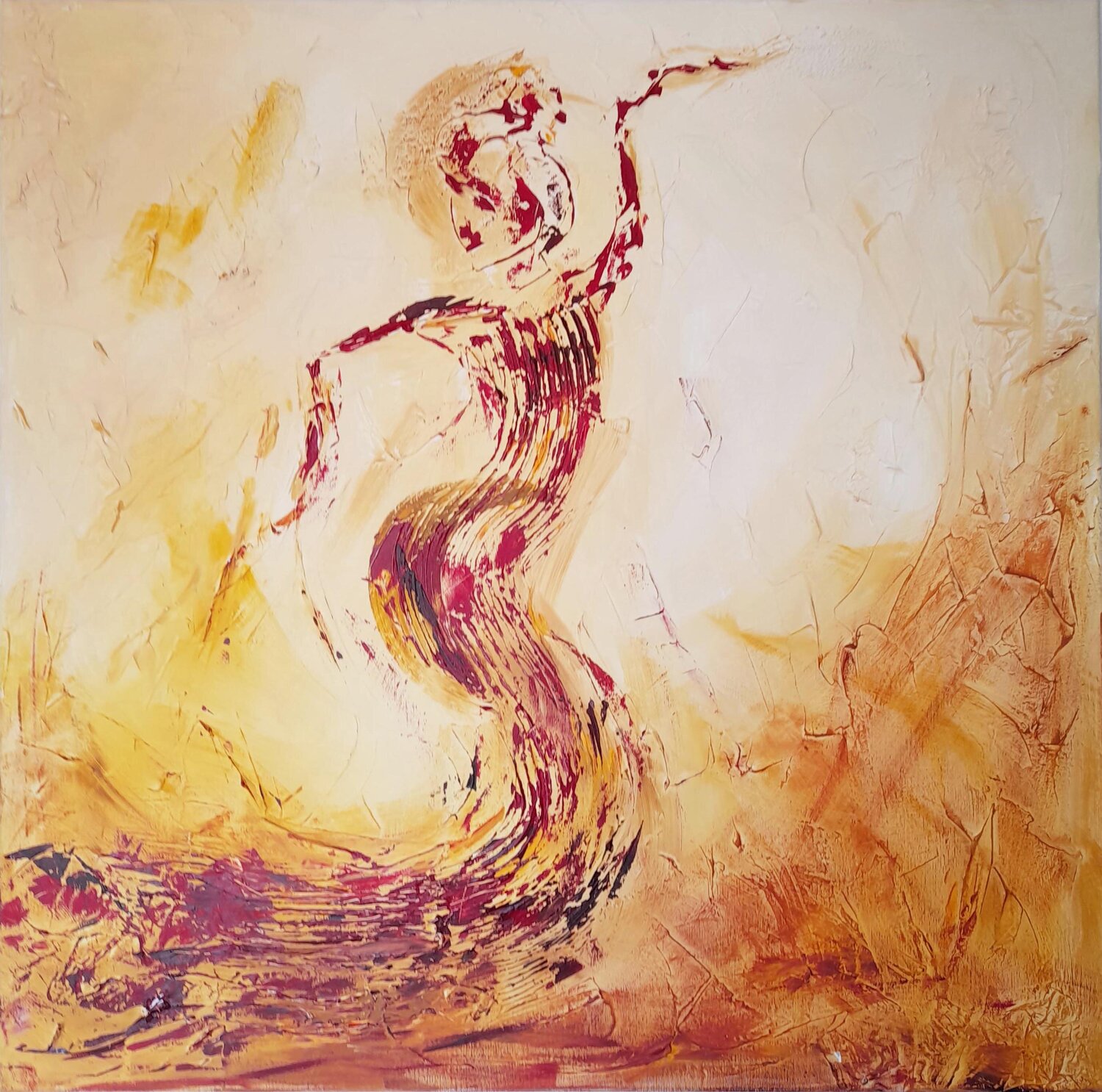 Bailaora III Gema Cebrian Original painting for sale