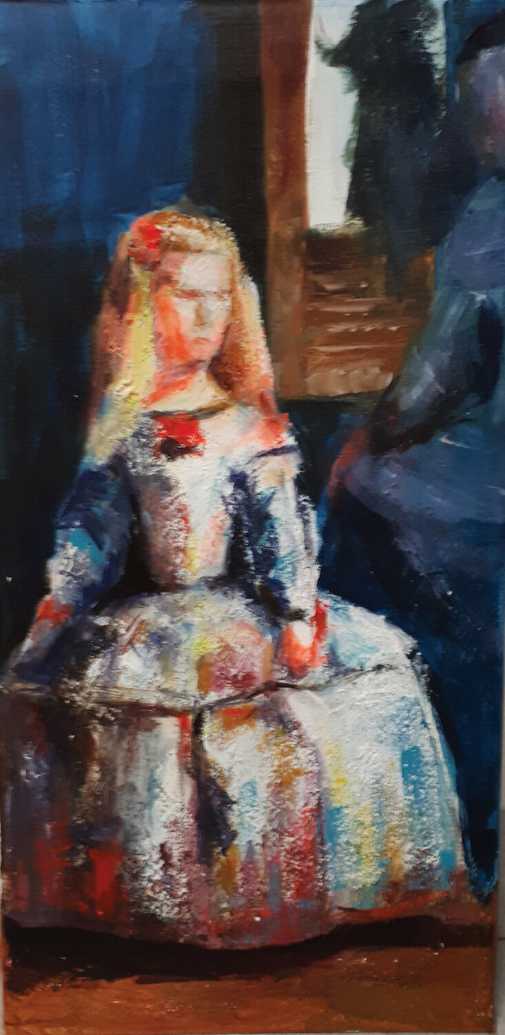 Margarita de Austria Gema Cebrian Original painting for sale