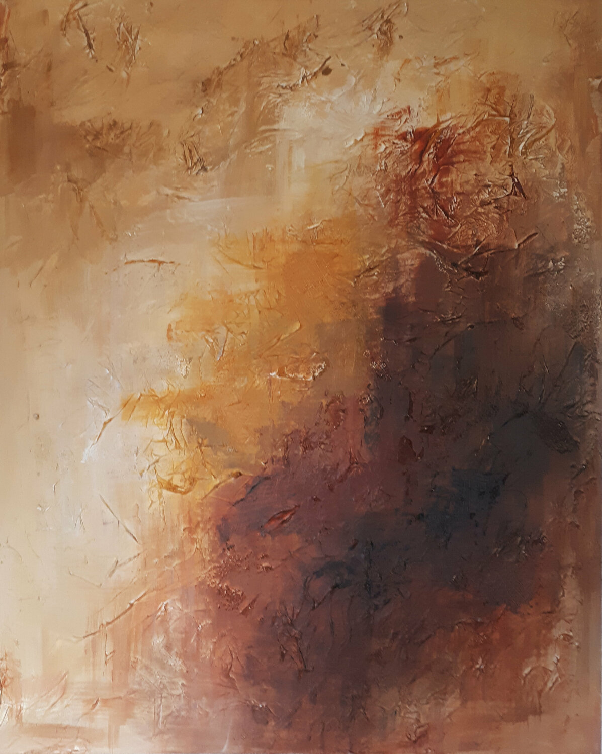 Tierra 2 Gema Cebrian Original painting for sale
