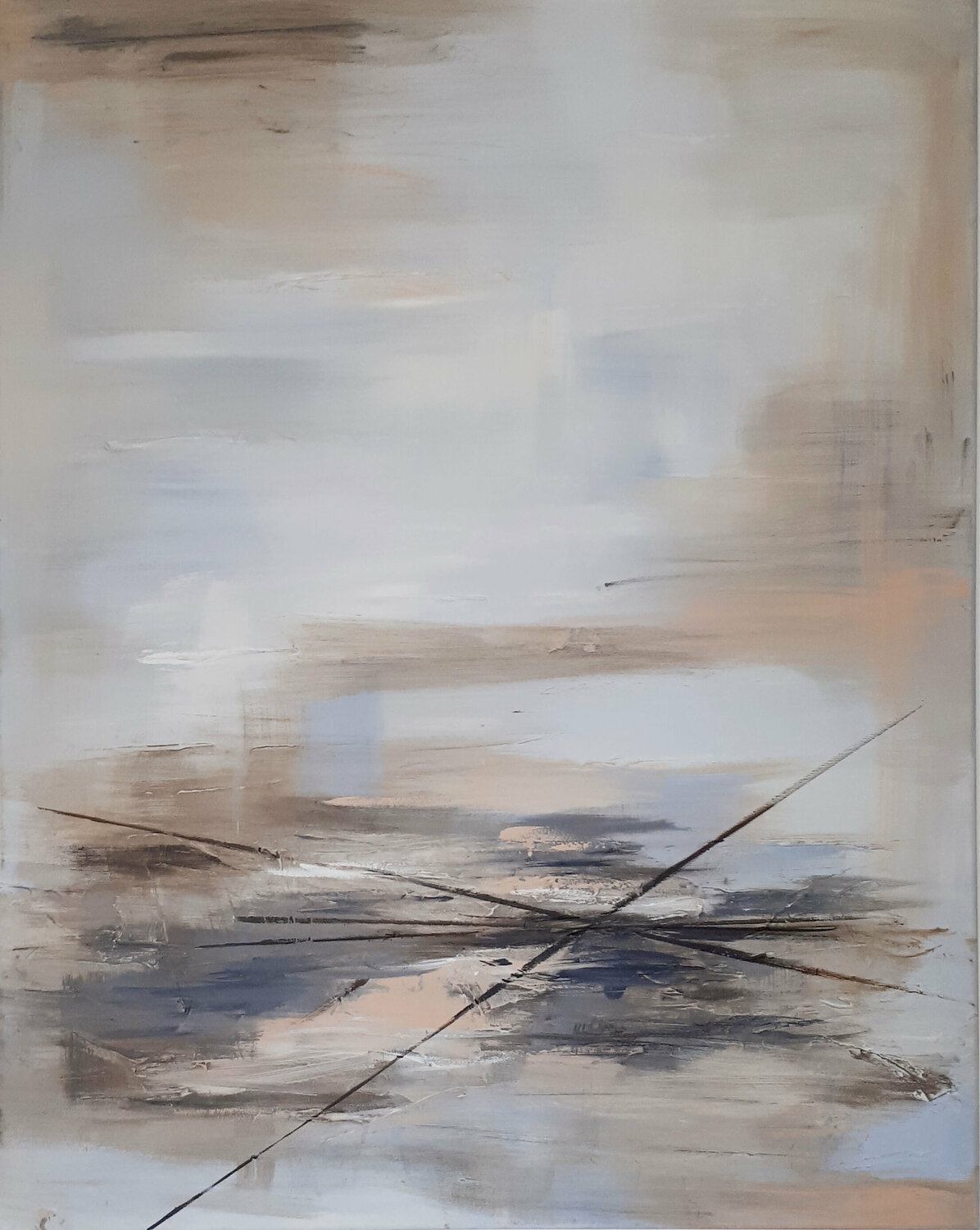 Tormenta 1 Gema Cebrian Original painting for sale