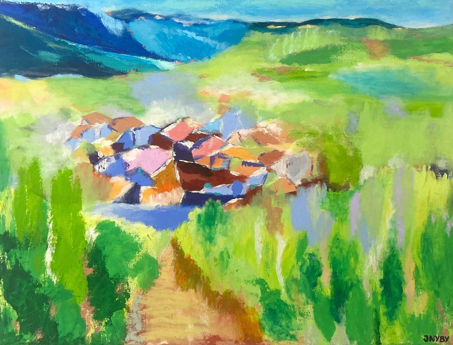 Untitled Janni Nyby Original painting for sale