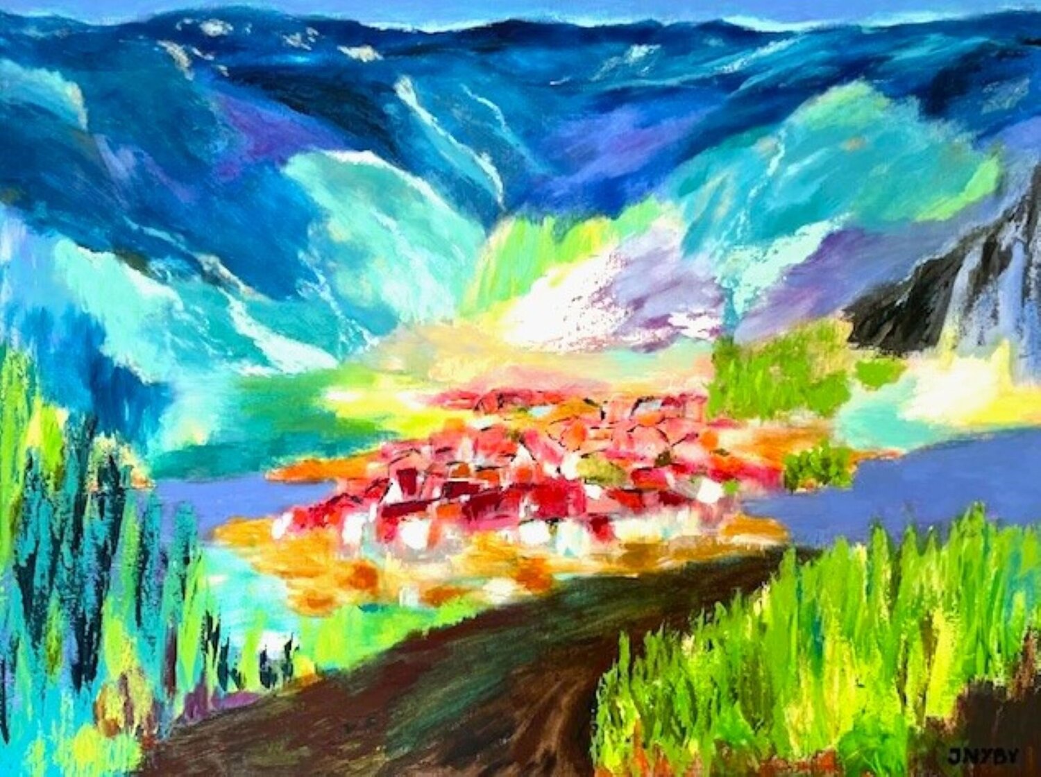 Untitled Janni Nyby Original painting for sale