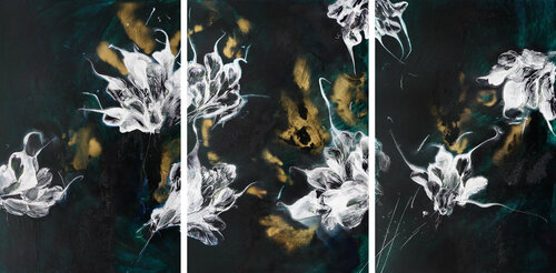 Flowering Danube by Françoise Wattré, Painting for Sale on Select