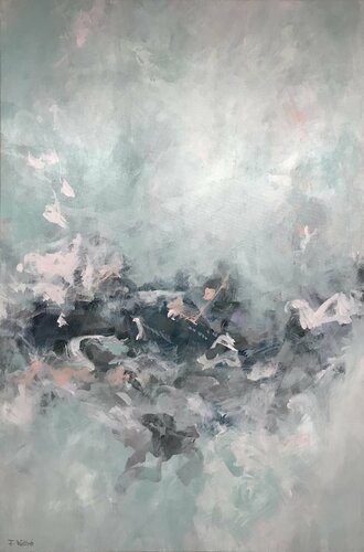 As precious as a cherry blossom by Françoise Wattré, Painting for Sale on Select