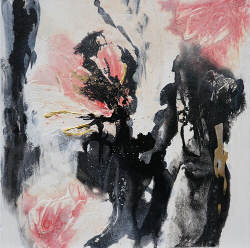 A Rosegarden by Françoise Wattré, Painting for Sale on Select