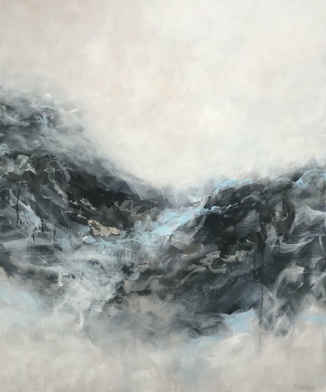 Ebb and Flow Françoise Wattré Original painting for sale