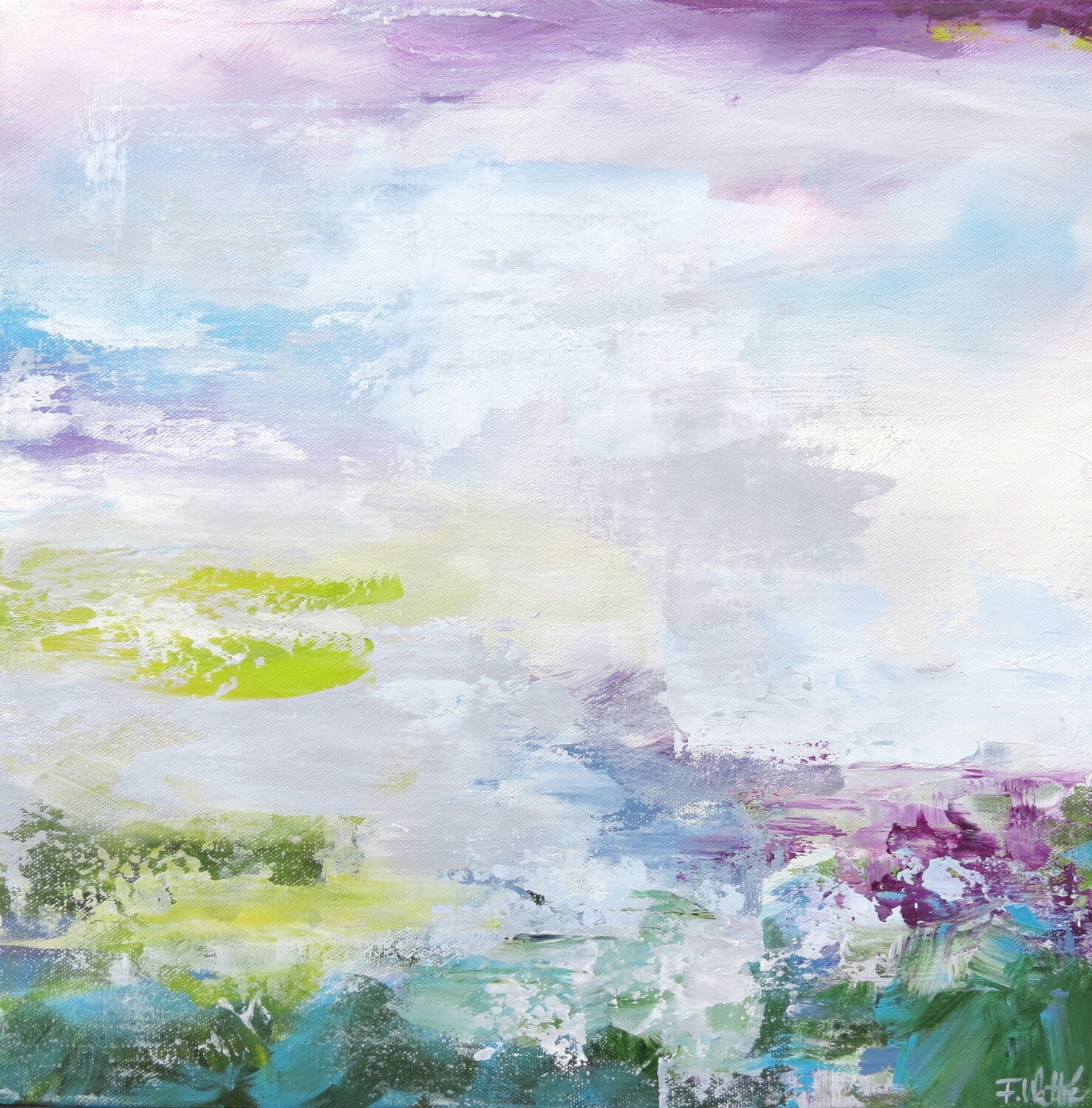 Morning Dust Françoise Wattré Original painting for sale