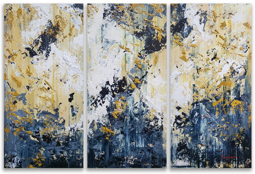 Golden Descent by Alex Senchenko, Painting for Sale on Select