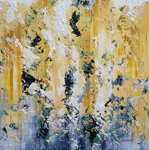 Golden Echo by Alex Senchenko, Painting for Sale on Select