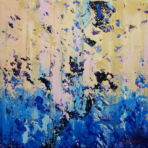 Vertical Silence by Alex Senchenko, Painting for Sale on Select