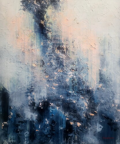 Chasing the Echo by Alex Senchenko, Painting for Sale on Select