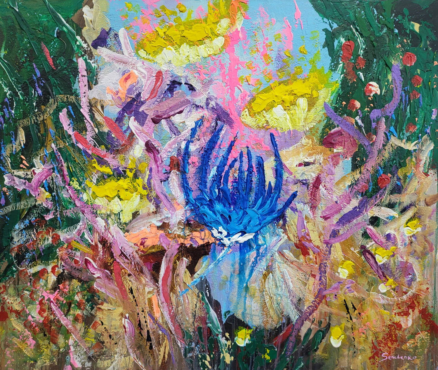 Dreams Growing in the Light Alex Senchenko Original painting for sale