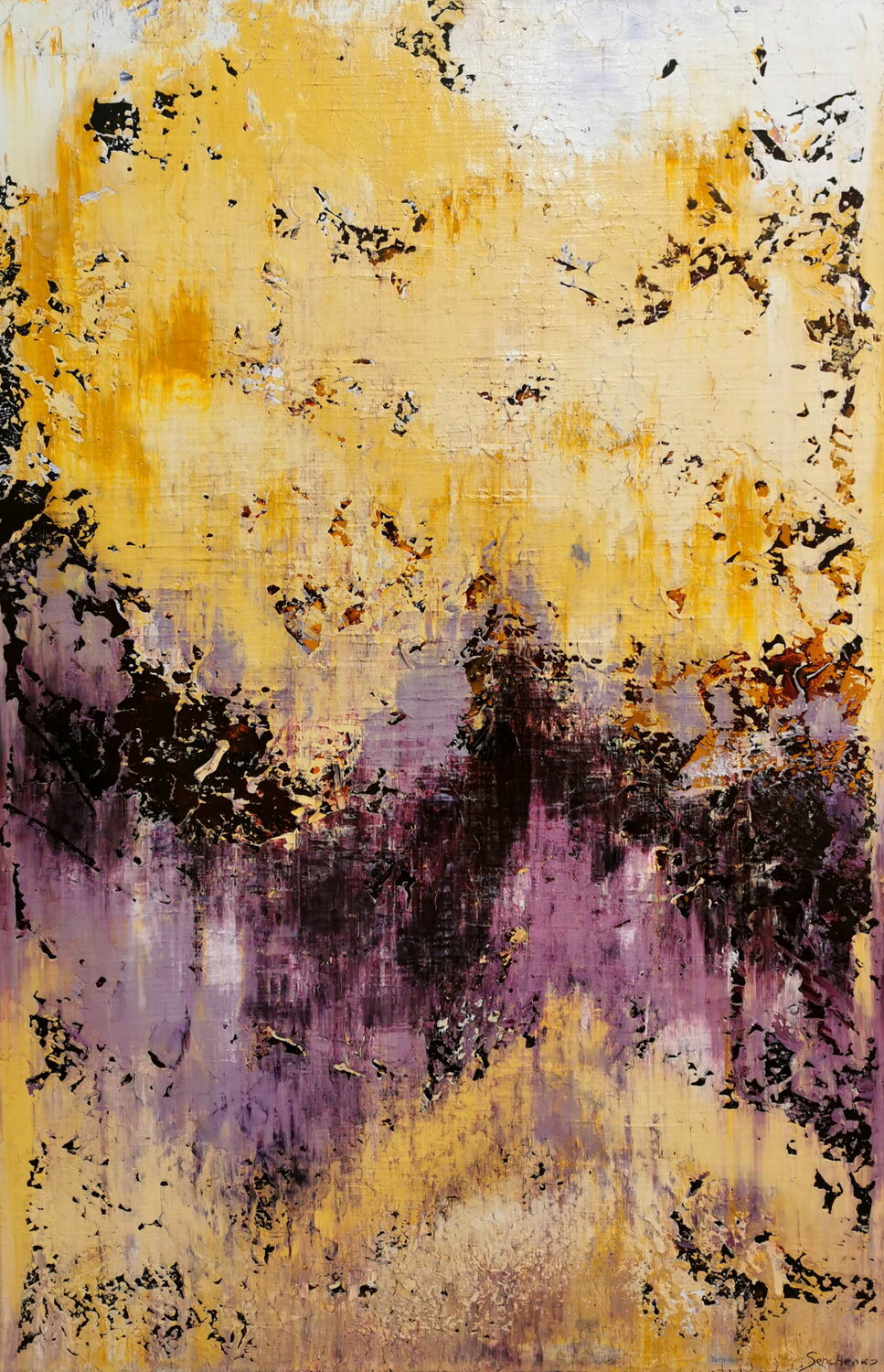 Decay and Rebirth Alex Senchenko Original painting for sale