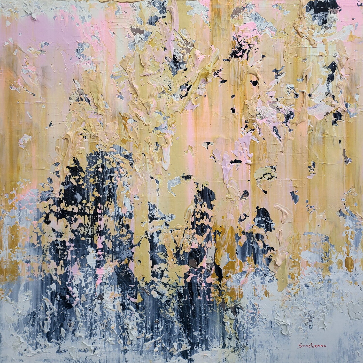 Layers of Serenity Alex Senchenko Original painting for sale