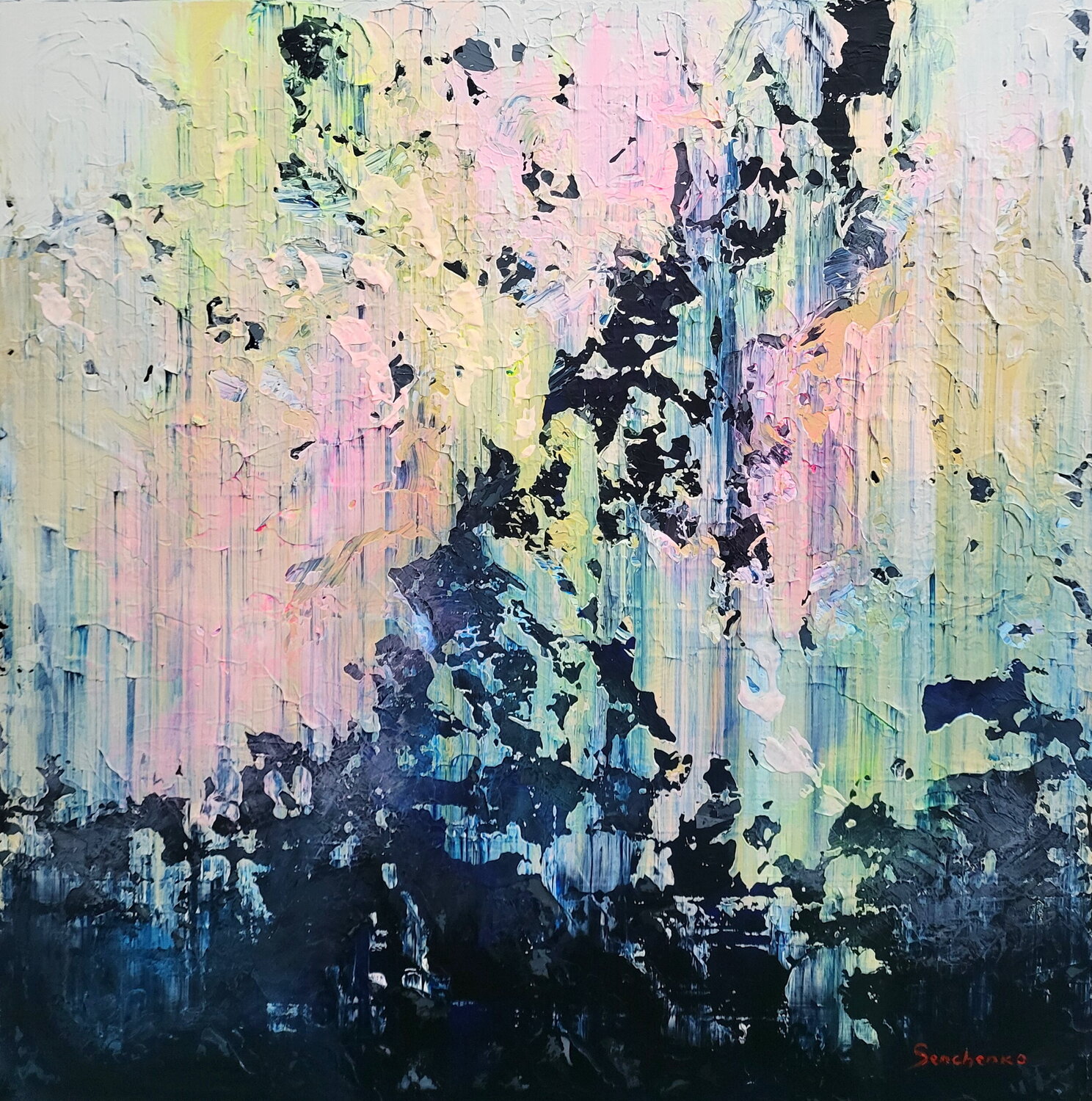 Fragments of Light Alex Senchenko Original painting for sale