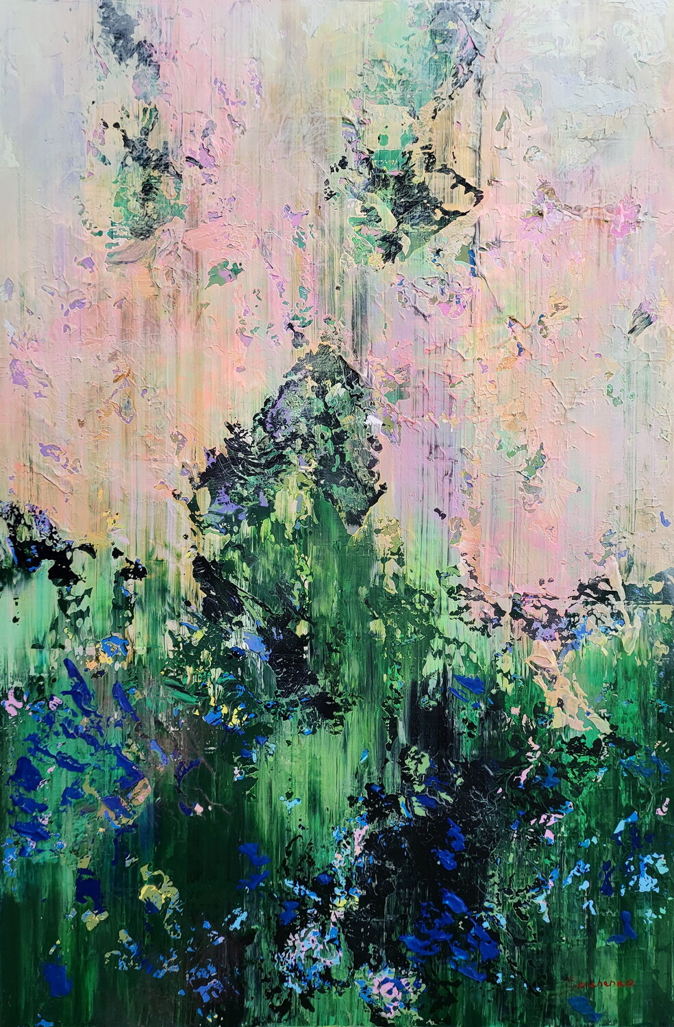 Moss and Mist Alex Senchenko Original painting for sale