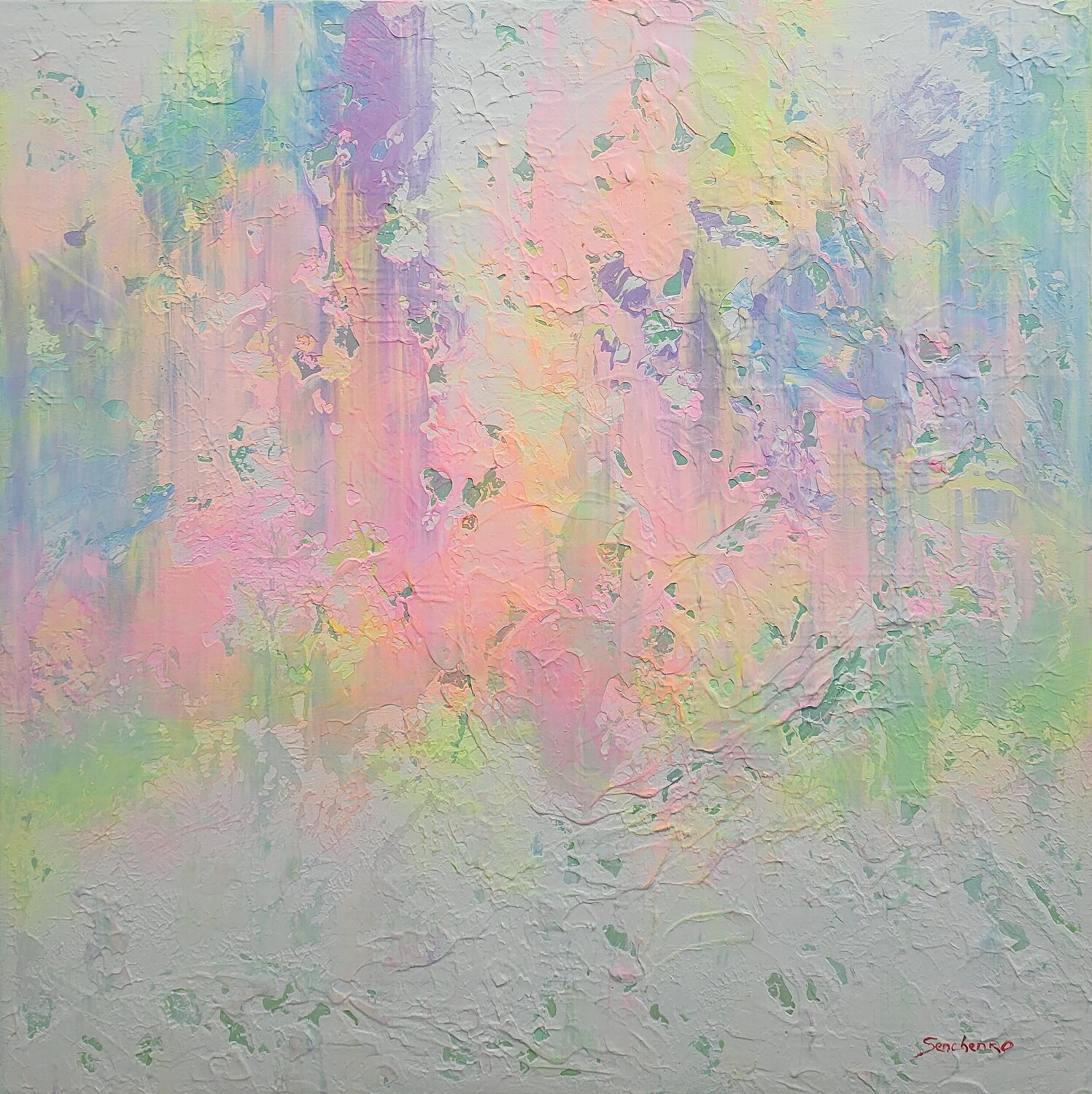 Sakura Blush Alex Senchenko Original painting for sale