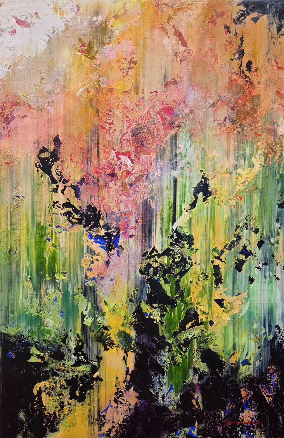 Timber Shadows Alex Senchenko Original painting for sale