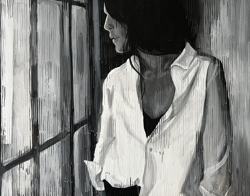 Awaiting by Viktoria Adkozalova, Painting for Sale on Select