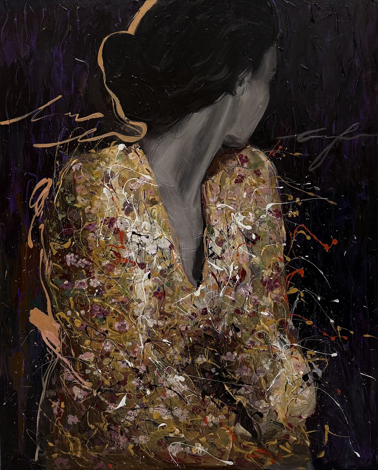Inner Garden Viktoria Adkozalova Original painting for sale