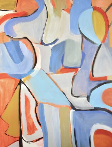 Feet to the Fire by Michelle Louis, Painting for Sale on Select