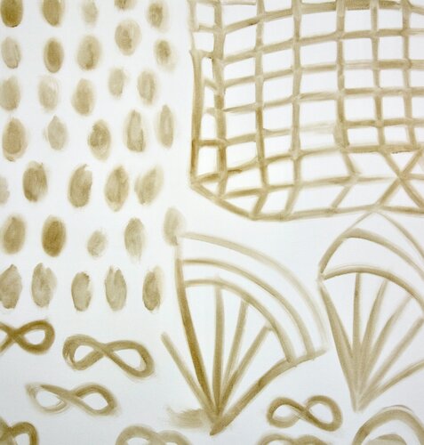 Seashells and Fishing Nets by Michelle Louis, Painting for Sale on Select