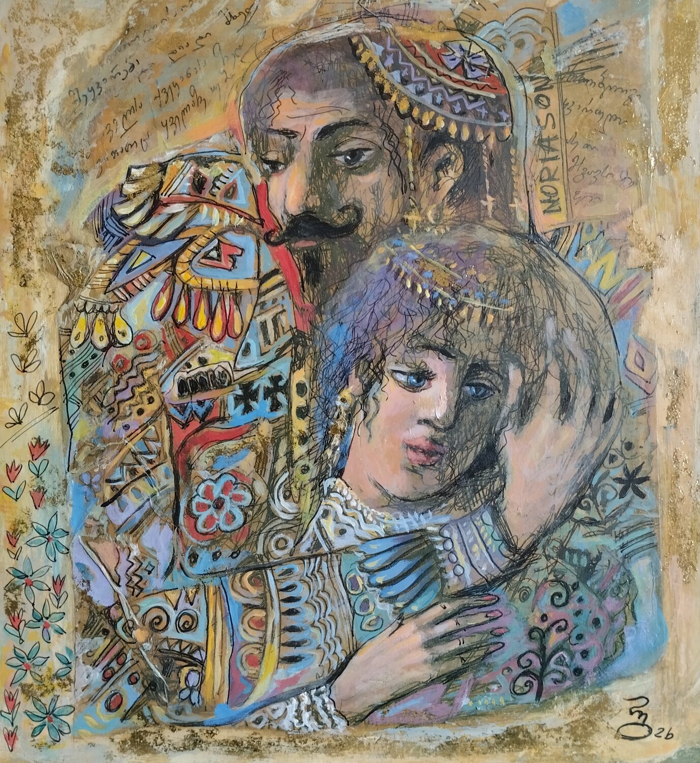 The general's sentimentality Giorgi Rurua Original painting for sale