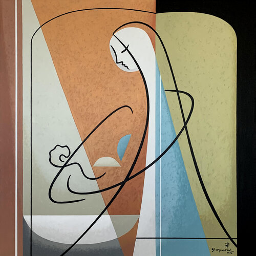 Mary by Bernard Simunovic, Painting for Sale on Select