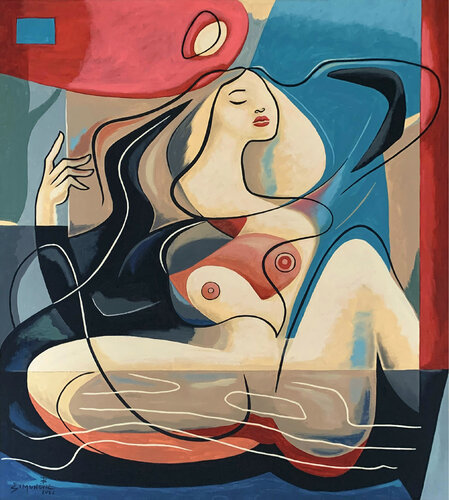 State of Suspension by Bernard Simunovic, Painting for Sale on Select