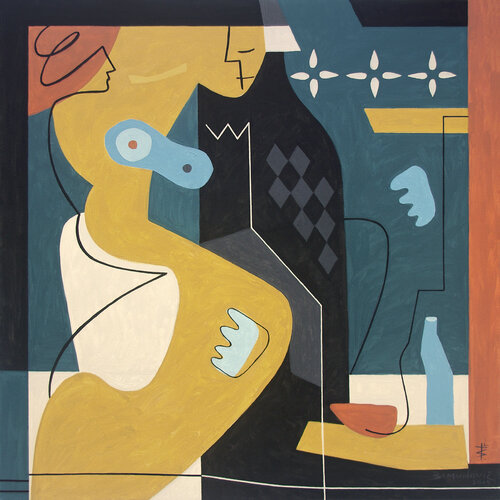 Queen of my castle by Bernard Simunovic, Painting for Sale on Select