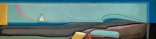 Memory of the Landscape by Bernard Simunovic, Painting for Sale on Select