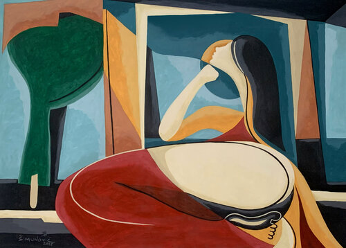 In Between Moments by Bernard Simunovic, Painting for Sale on Select