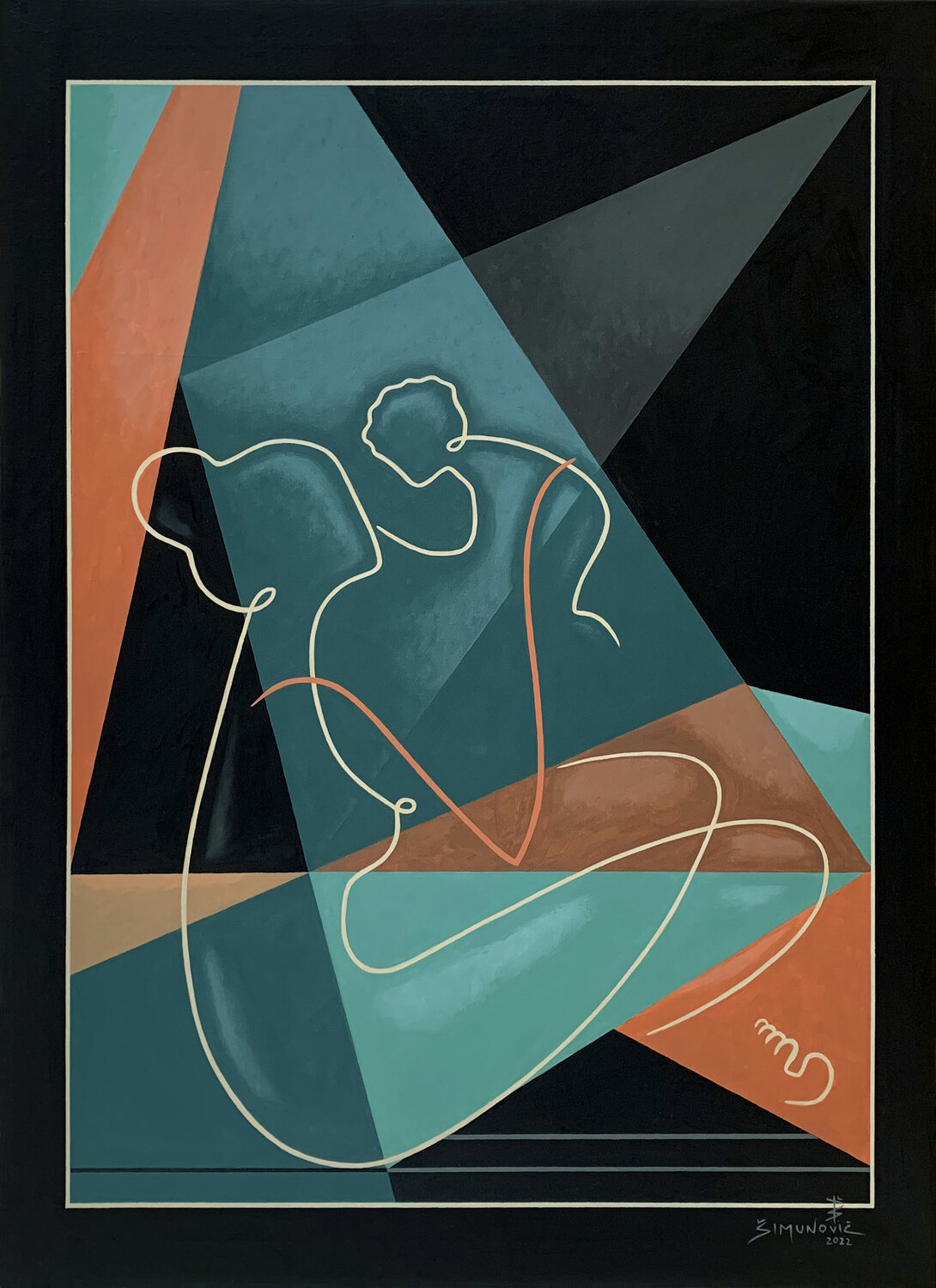 First Light Bernard Simunovic Original painting for sale