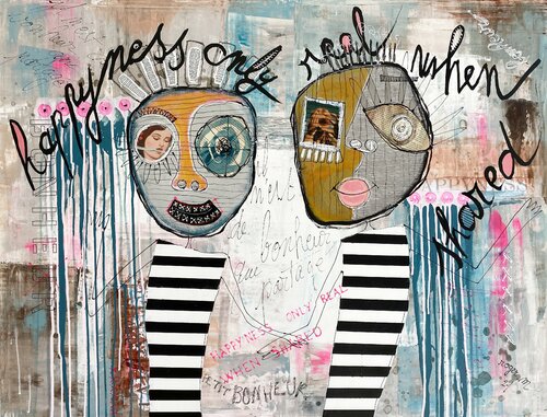 Petit Bonheur by RogerM, Painting for Sale on Select