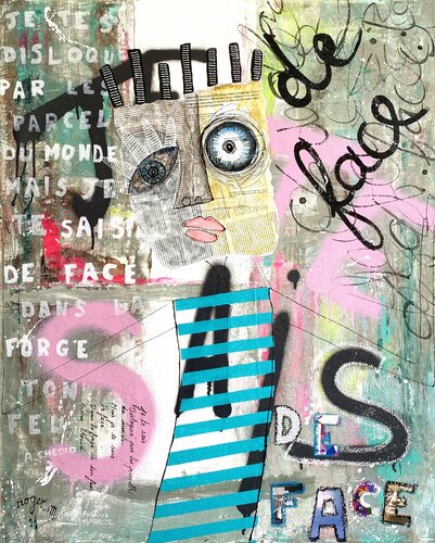 De Face by RogerM, Painting for Sale on Select