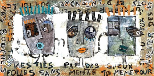 Les Bouches Folles by RogerM, Painting for Sale on Select