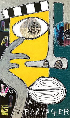 La Vie à Partager by RogerM, Painting for Sale on Select
