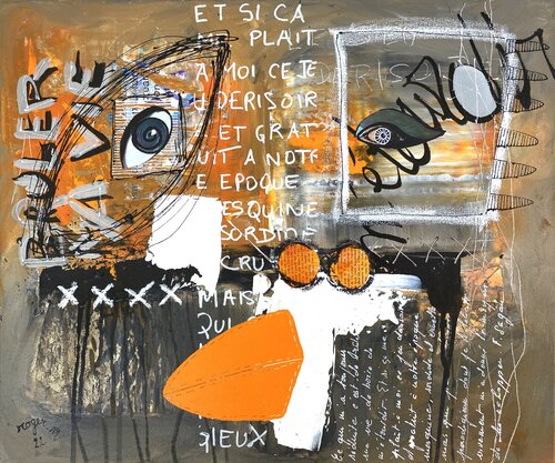Le Jeu Dérisoire by RogerM, Painting for Sale on Select