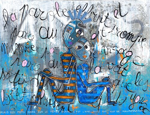 L'Ame Nue by RogerM, Painting for Sale on Select